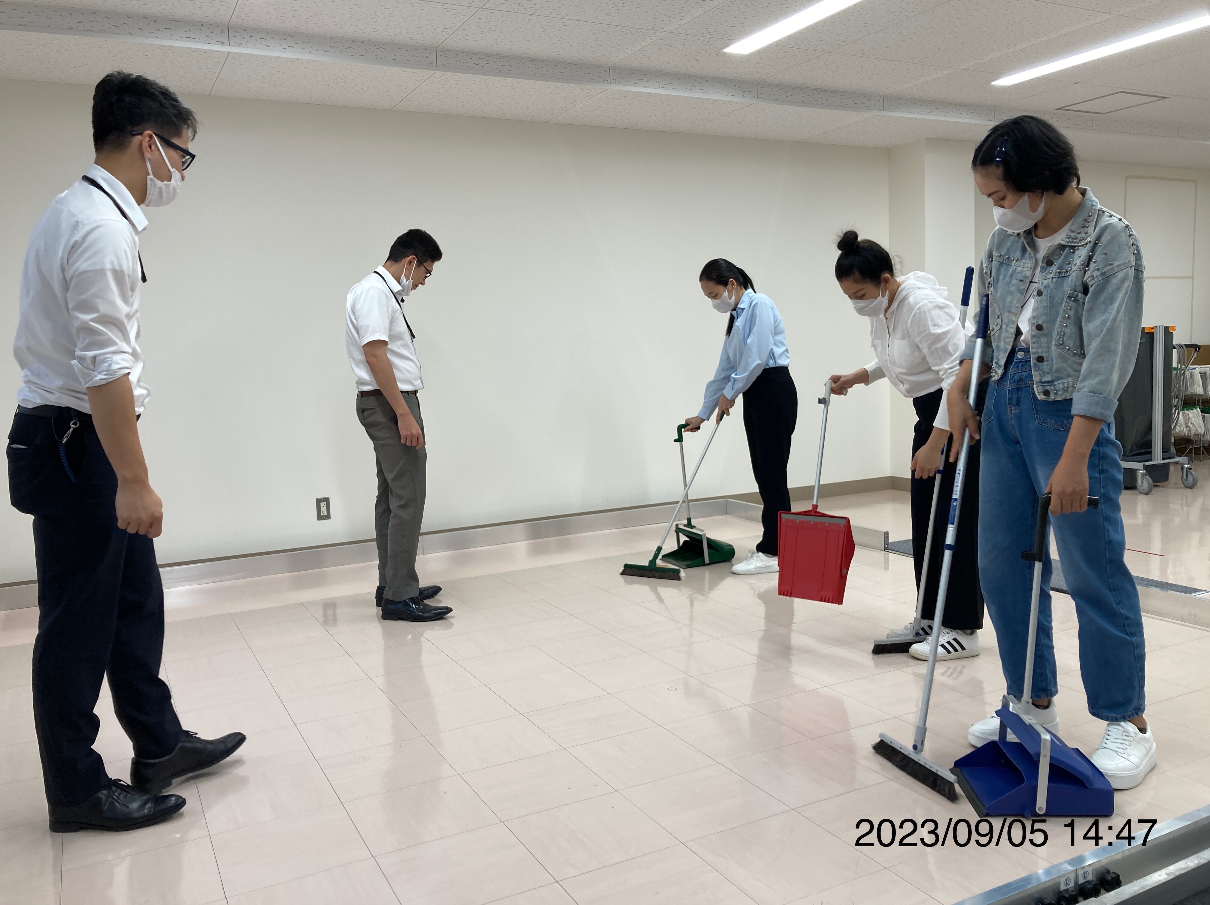 定着支援の様子